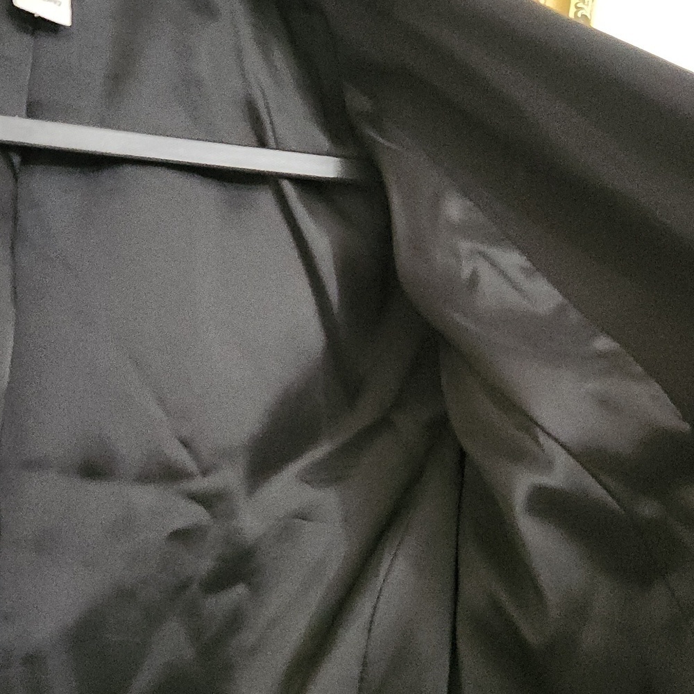 Talbots Stretch Black Blazer Collegiate Preppy Career Luxury Feminine Minimalist - Picture 12 of 16